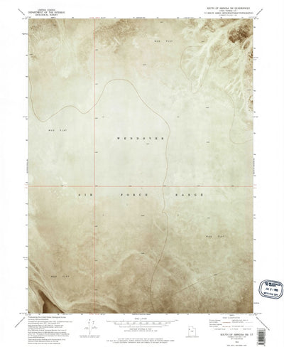 United States Geological Survey South Of Arinosa SW, UT (1973, 24000-Scale) digital map