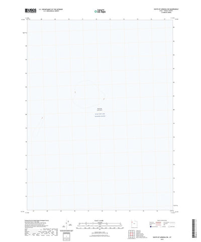 United States Geological Survey South of Arinosa SW, UT (2023, 24000-Scale) digital map