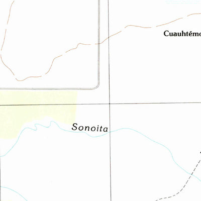 United States Geological Survey South Of Bailey Peak, AZ (1988, 24000-Scale) digital map
