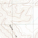 United States Geological Survey South Of Bailey Peak, AZ (1988, 24000-Scale) digital map