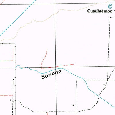 United States Geological Survey South Of Bailey Peak, AZ (1996, 24000-Scale) digital map