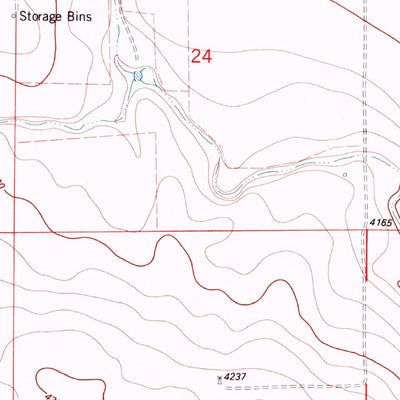 United States Geological Survey South Of Cheyenne Wells, CO (1982, 24000-Scale) digital map