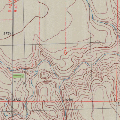 United States Geological Survey South Of Crosby Creek, KS (1978, 24000-Scale) digital map