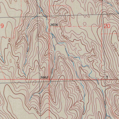 United States Geological Survey South Of Crosby Creek, KS (1978, 24000-Scale) digital map