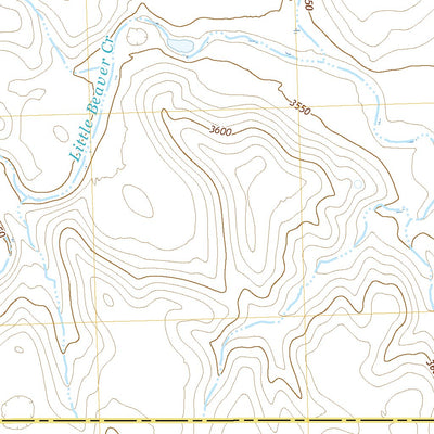 United States Geological Survey South of Drury Creek, KS (2022, 24000-Scale) digital map