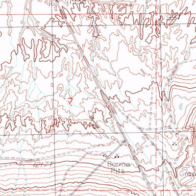 United States Geological Survey South Of Fallon, NV (1985, 24000-Scale) digital map