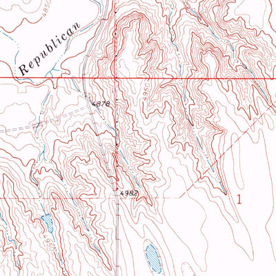 United States Geological Survey South Of Flagler, CO (1979, 24000-Scale) digital map