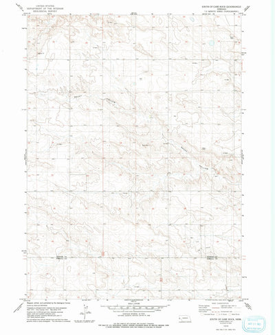 United States Geological Survey South Of Gabe Rock, NE (1979, 24000-Scale) digital map