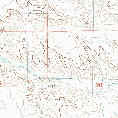 United States Geological Survey South Of Gabe Rock, NE (1979, 24000-Scale) digital map