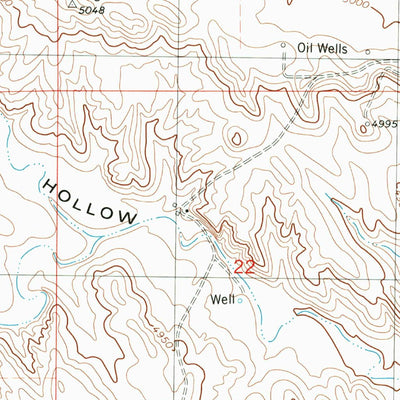 United States Geological Survey South Of Gabe Rock, NE (1979, 24000-Scale) digital map