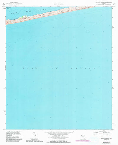 United States Geological Survey South Of Holley, FL (1970, 24000-Scale) digital map