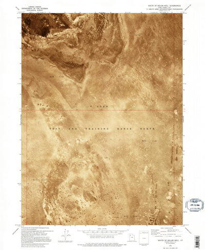 United States Geological Survey South Of Keller Well, UT (1973, 24000-Scale) digital map