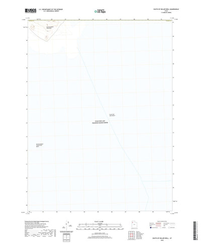 United States Geological Survey South of Keller Well, UT (2020, 24000-Scale) digital map
