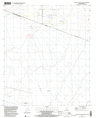 United States Geological Survey South Of Papago Farms, AZ (1996, 24000-Scale) digital map