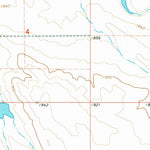 United States Geological Survey South Of Pierre, SD (1972, 24000-Scale) digital map