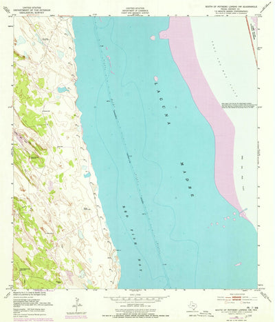 United States Geological Survey South Of Potrero Lopeno NW, TX (1952, 24000-Scale) digital map
