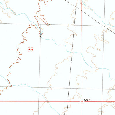 United States Geological Survey South Of Quartzsite, AZ (1990, 24000-Scale) digital map