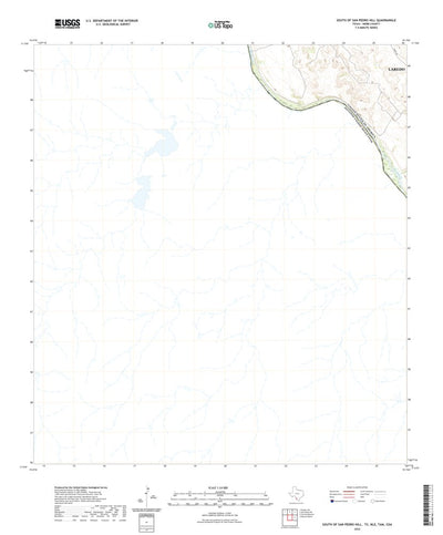 United States Geological Survey South of San Pedro Hill, TX (2022, 24000-Scale) digital map