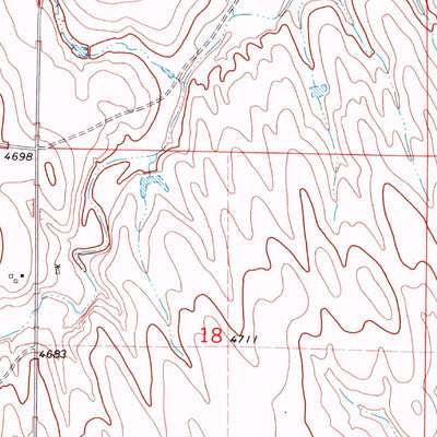 United States Geological Survey South Of Seibert, CO (1979, 24000-Scale) digital map