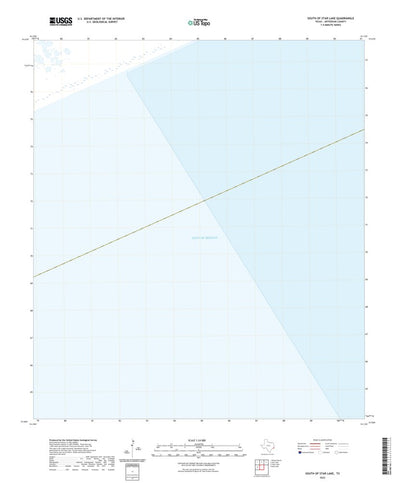 United States Geological Survey South of Star Lake, TX (2022, 24000-Scale) digital map