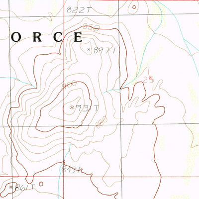 United States Geological Survey South Of Theba, AZ (1986, 24000-Scale) digital map