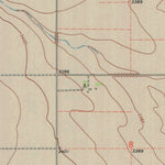 United States Geological Survey South Of Twin Butte, KS (1968, 24000-Scale) digital map