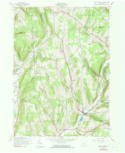 United States Geological Survey South Otselic, NY (1943, 24000-Scale) digital map