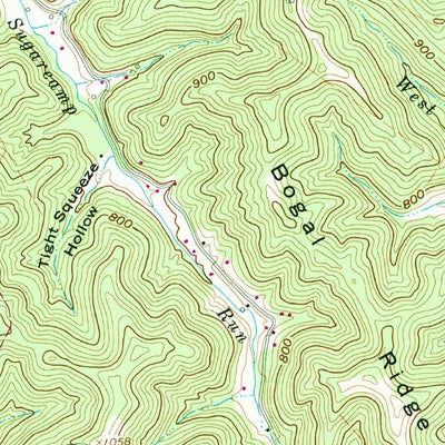 United States Geological Survey South Parkersburg, WV (1961, 24000-Scale) digital map