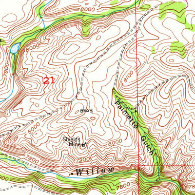 United States Geological Survey South Pass City, WY (1953, 24000-Scale) digital map