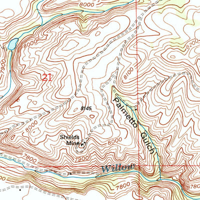 United States Geological Survey South Pass City, WY (1991, 24000-Scale) digital map