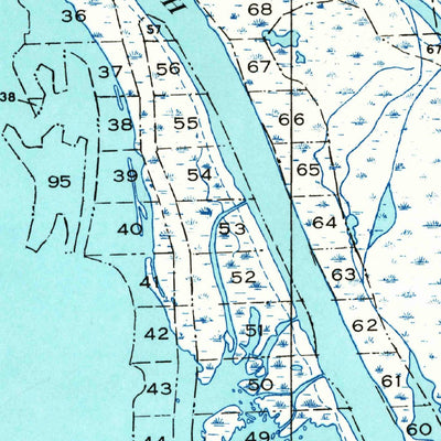 United States Geological Survey South Pass, LA (1935, 31680-Scale) digital map