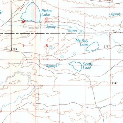 United States Geological Survey South Pass, WY (1984, 100000-Scale) digital map