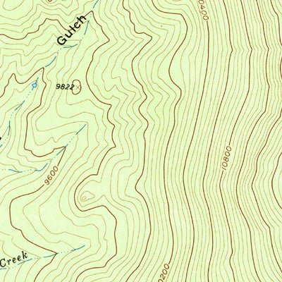 United States Geological Survey South Peak, CO (1961, 24000-Scale) digital map