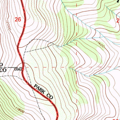 United States Geological Survey South Peak, CO (1994, 24000-Scale) digital map
