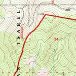 United States Geological Survey South Peak, CO (1994, 24000-Scale) digital map