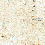 United States Geological Survey South Peak, NM (1965, 24000-Scale) digital map