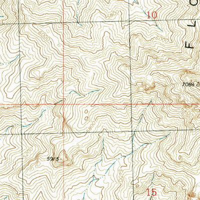 United States Geological Survey South Peak, NM (1996, 24000-Scale) digital map