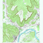 United States Geological Survey South Pittsburg, TN (1942, 24000-Scale) digital map