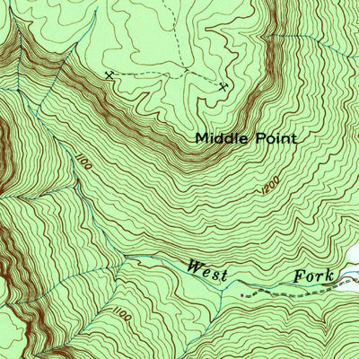 United States Geological Survey South Pittsburg, TN (1942, 24000-Scale) digital map