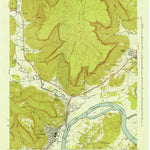United States Geological Survey South Pittsburg, TN (1943, 24000-Scale) digital map