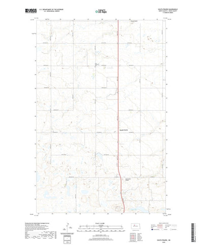 United States Geological Survey South Prairie, ND (2020, 24000-Scale) digital map