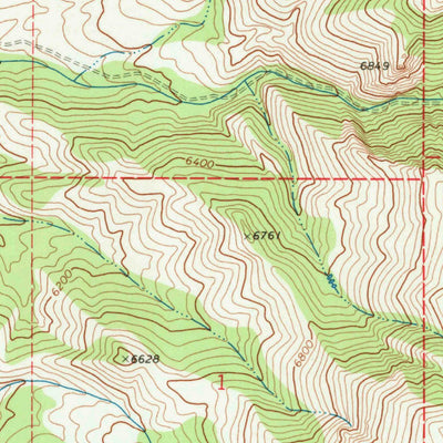 United States Geological Survey South Putnam Mountain, ID (1968, 24000-Scale) digital map