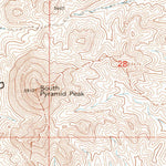United States Geological Survey South Pyramid Peak, NM (1964, 24000-Scale) digital map