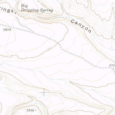 United States Geological Survey South Rattlesnake Butte, CO (1971, 24000-Scale) digital map