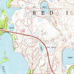 United States Geological Survey South Red Iron Lake, SD (1970, 24000-Scale) digital map