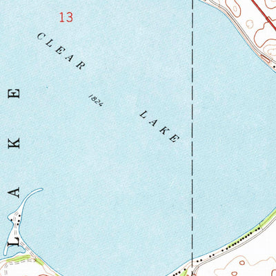 United States Geological Survey South Red Iron Lake, SD (1970, 24000-Scale) digital map