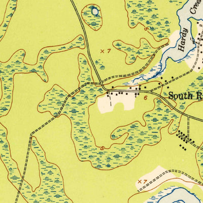 United States Geological Survey South River, NC (1950, 24000-Scale) digital map