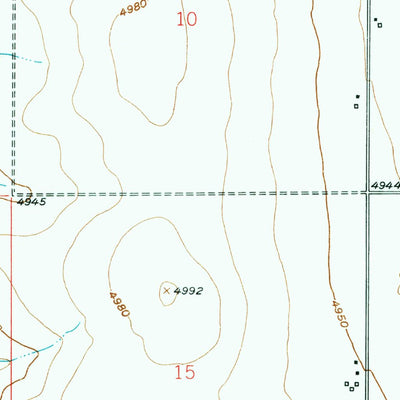 United States Geological Survey South Roggen, CO (1950, 24000-Scale) digital map
