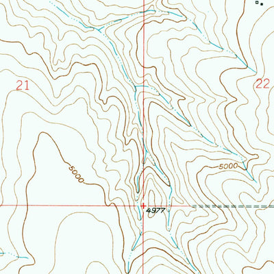 United States Geological Survey South Roggen, CO (1950, 24000-Scale) digital map
