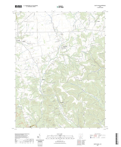 United States Geological Survey South Salem, OH (2023, 24000-Scale) digital map